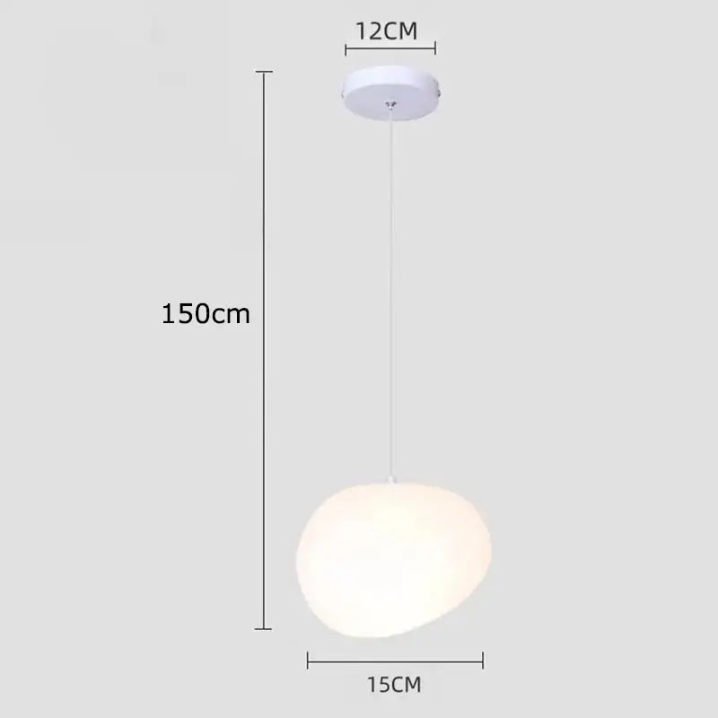 White frosted glass pendant lamp with smooth rounded globe and 12cm ceiling mount for decorbites crystal chandelier stair lighting