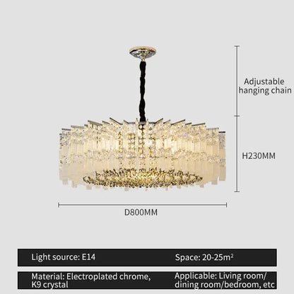 Decorbites™ Crystal Light: Iluminación Elegante y Moderna para Sala de Estar, Comedor, Dormitorio