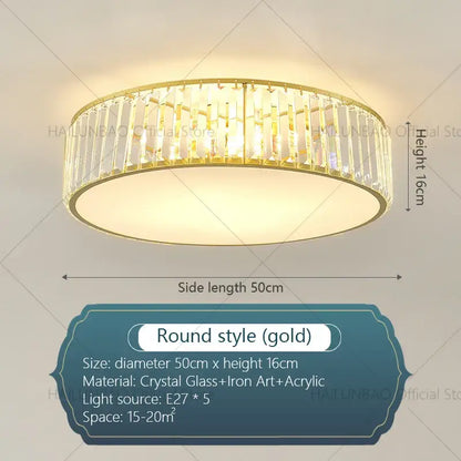 Decorbites™ Crystal Light: Moderne Restaurant-Hotel-Deckenleuchte für das Wohnzimmer
