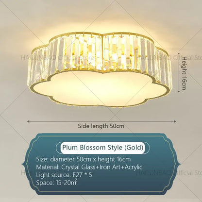 Decorbites™ Crystal Light: Moderne Restaurant-Hotel-Deckenleuchte für das Wohnzimmer