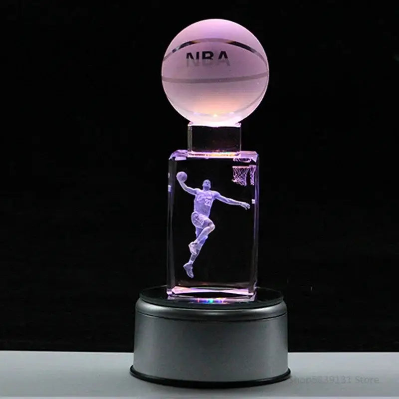 Decorbites™ Kristall-Lichter Basketball-Tischlampe für Schlafzimmer-Dekoration