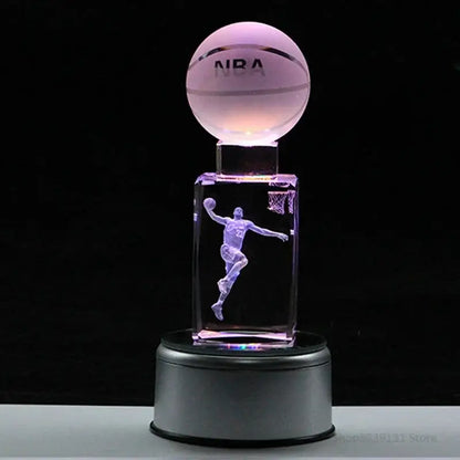Decorbites™ Kristall-Lichter Basketball-Tischlampe für Schlafzimmer-Dekoration