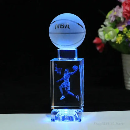 Decorbites™ Kristall-Lichter Basketball-Tischlampe für Schlafzimmer-Dekoration