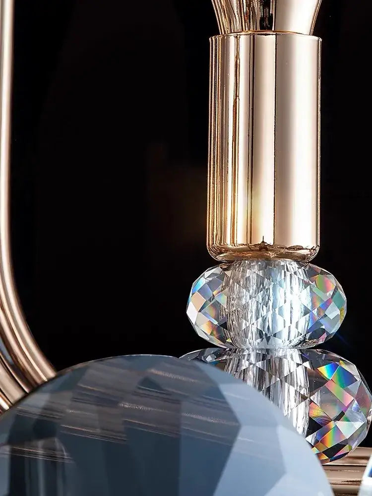 DecorBites™ Crystal Living Room Chandelier: Luxury European Designer Lighting Fixtures
