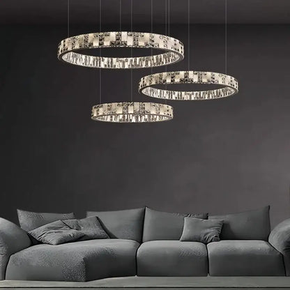 Decorbites™ Kristall-Luster-Kreischandelier LED-Lichter – Modernes Luxus-Minimalismus-Dekor