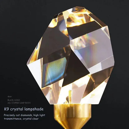 DecorBites™ Crystal Luxe Ceiling Lamp: Modern Minimalist Design for Porch, Corridor, Aisle, Balcony.
