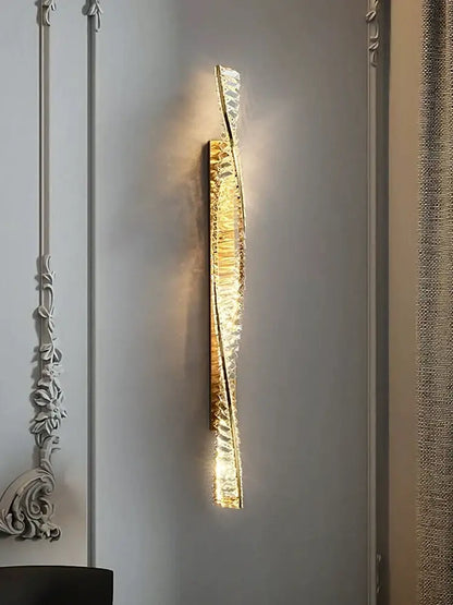 Decorbites™ Crystal Luxe Wandarmleuchte – Glamouröse Beleuchtung für Schlafzimmer & Badezimmer