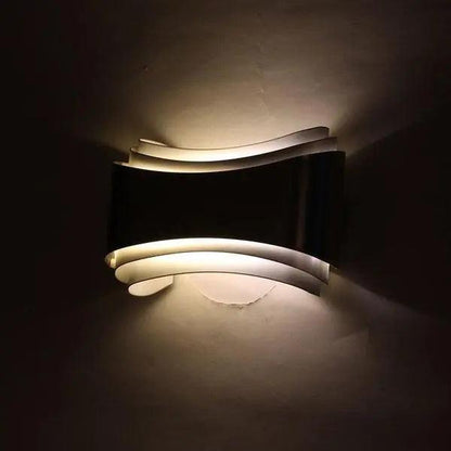 Curved Modern Wall Sconce with LED