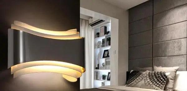 Curved Modern Wall Sconce with LED