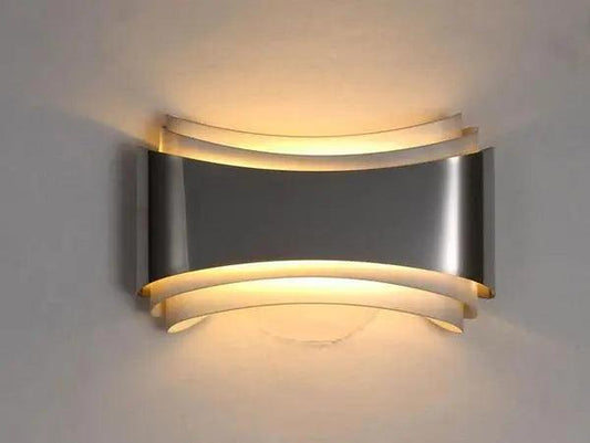 Curved Modern Wall Sconce with LED
