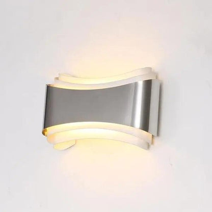 Curved Modern Wall Sconce with LED