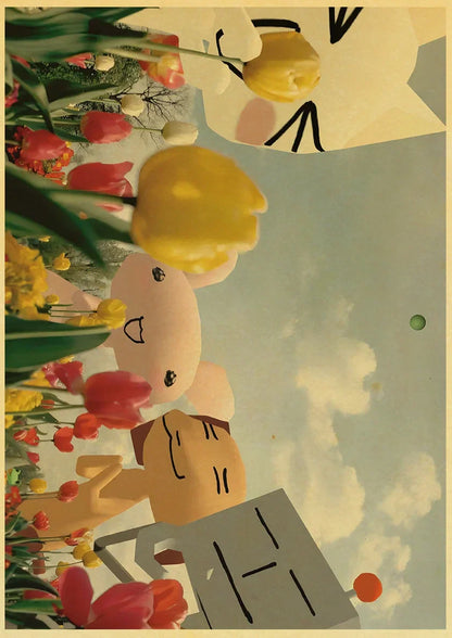 Cute 3D Cat Poster for Home Decor - L021 5 / 42X30cm - Posters