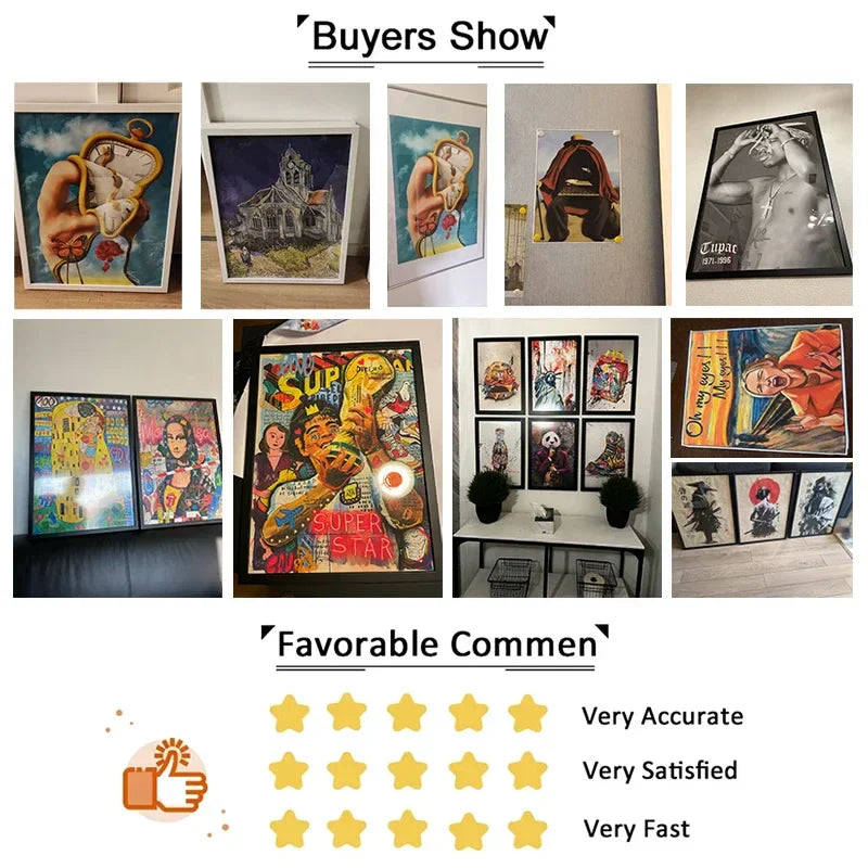 Cute Cartoon Bear Canvas Print for Home Decor - Posters