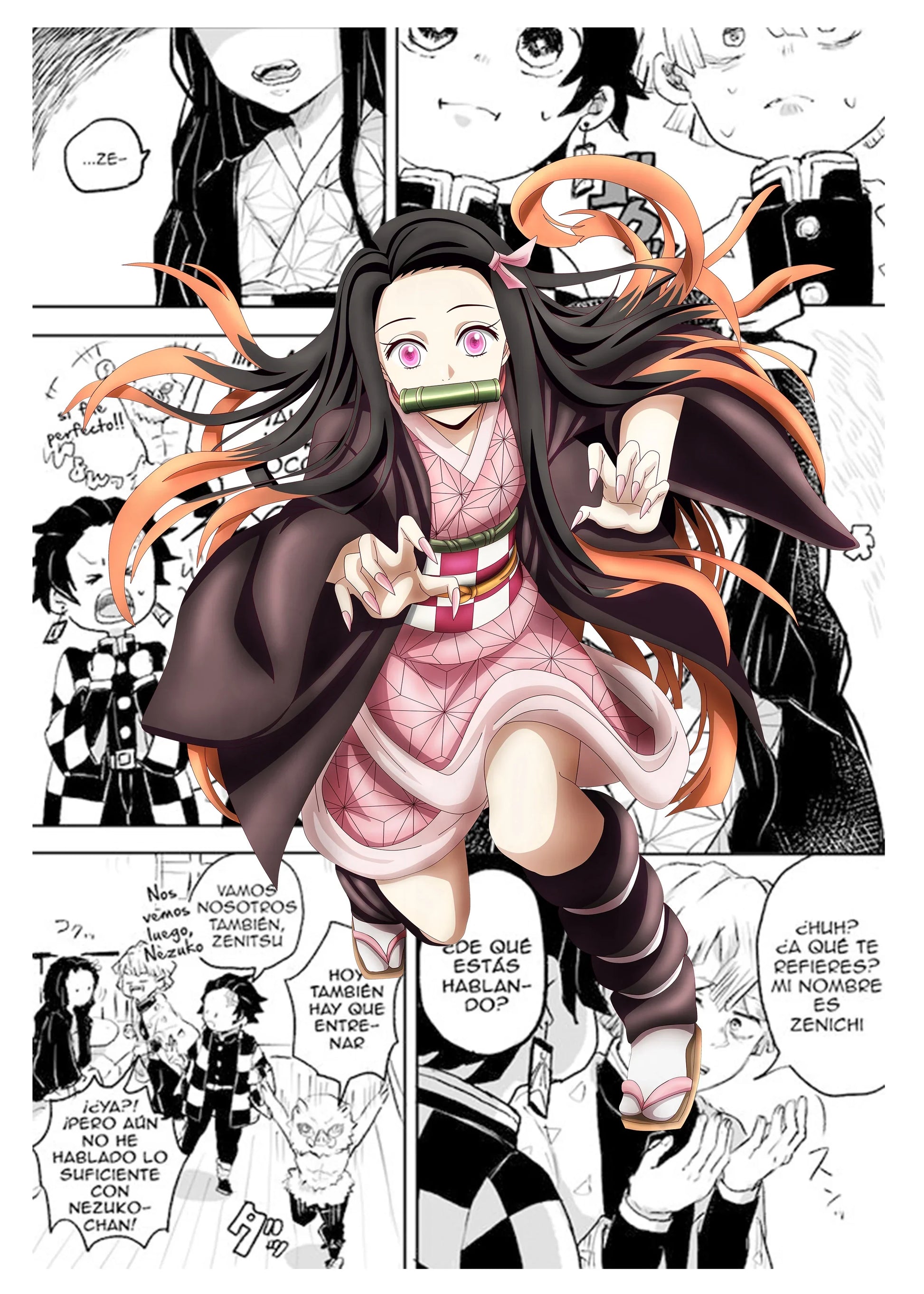 Demon Slayer Anime Canvas Poster for Home Decor - N / 40x50cm no frame - Posters