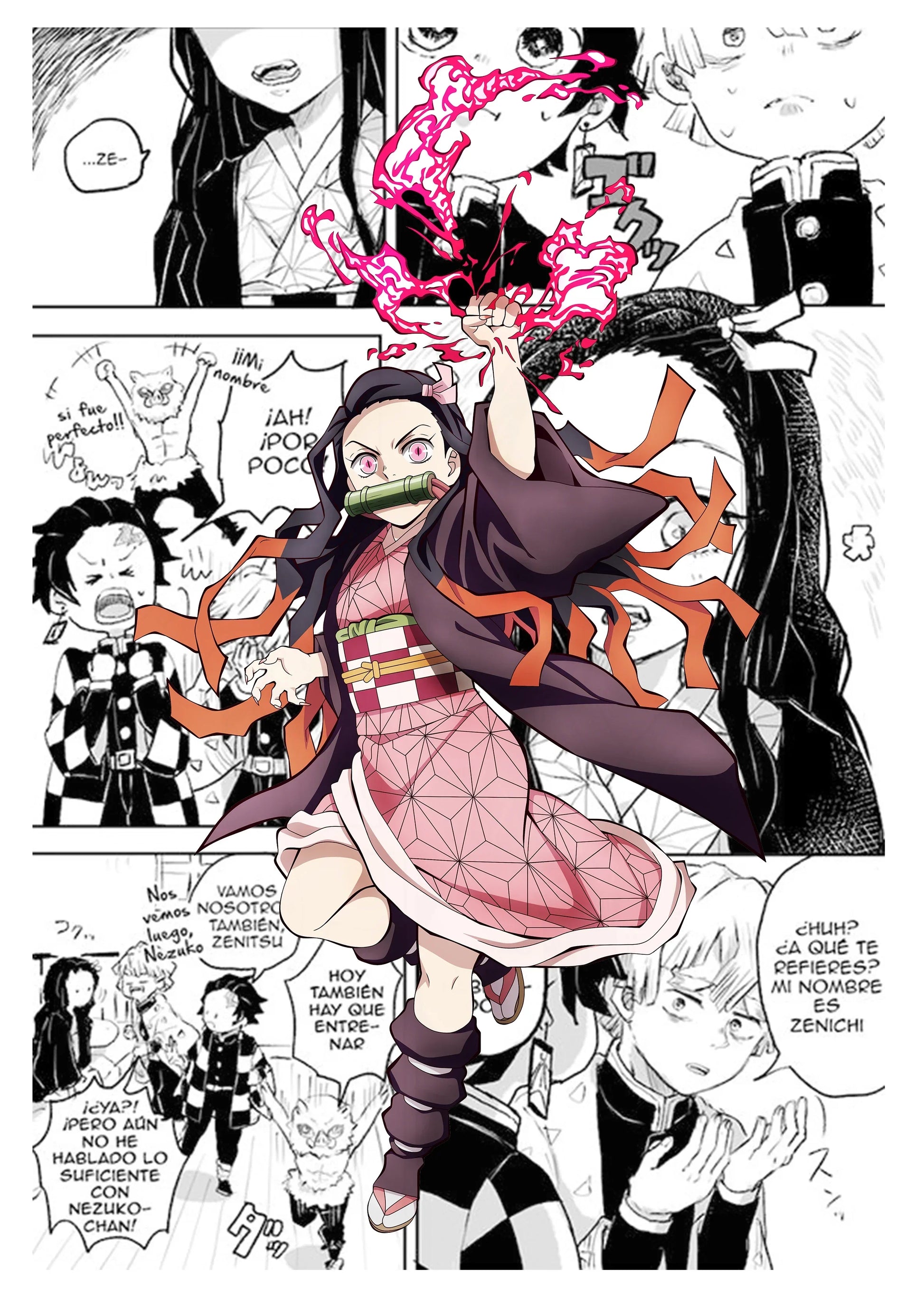 Demon Slayer Anime Canvas Poster for Home Decor - Q / 40x50cm no frame - Posters