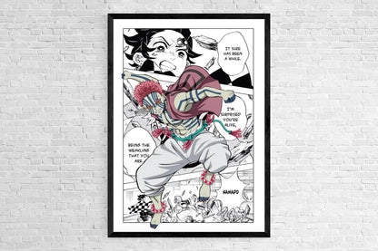 Demon Slayer Anime Canvas Poster for Home Decor - F / 30x40cm no frame - Posters