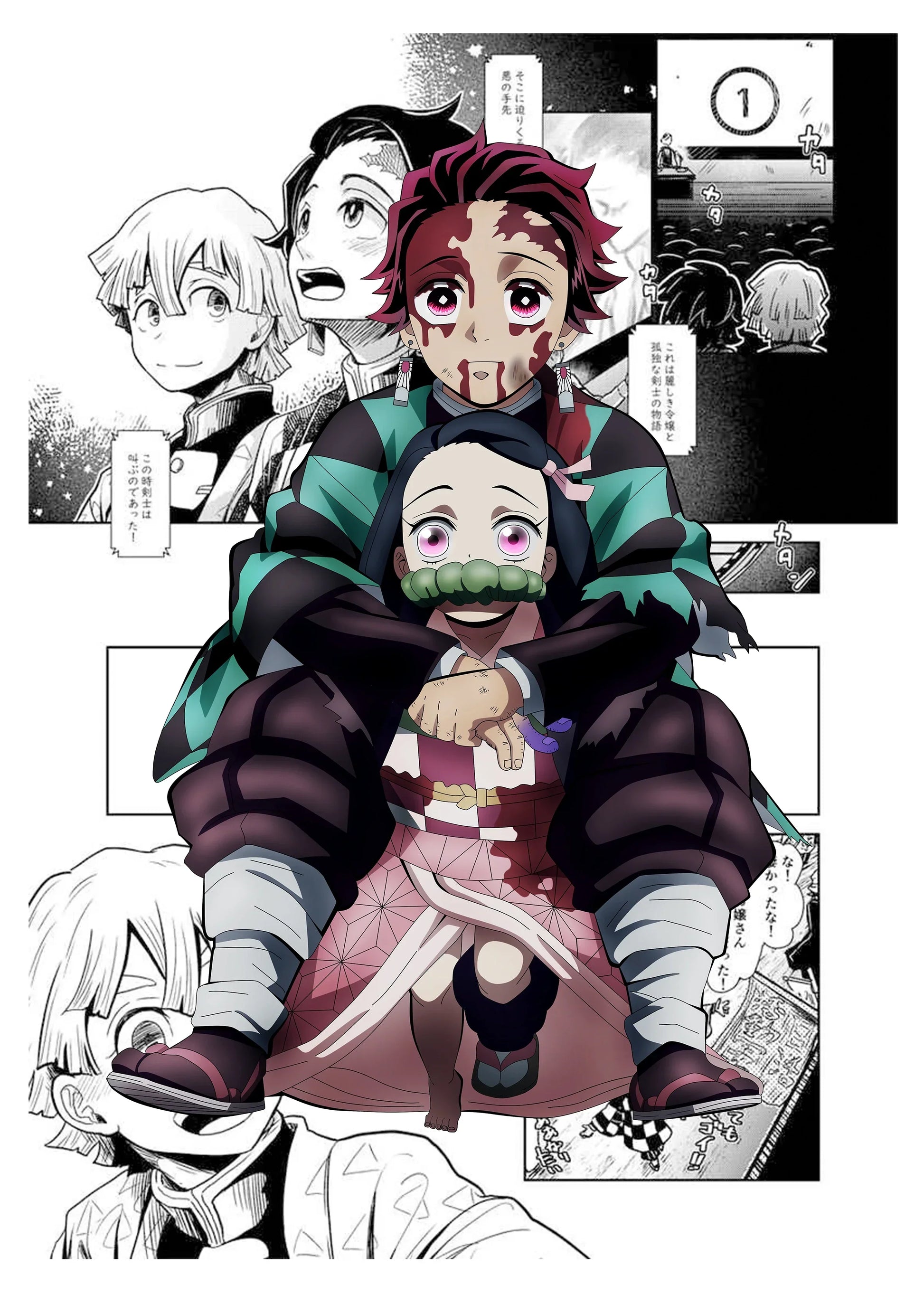 Demon Slayer Anime Canvas Poster for Home Decor - K / 40x50cm no frame - Posters