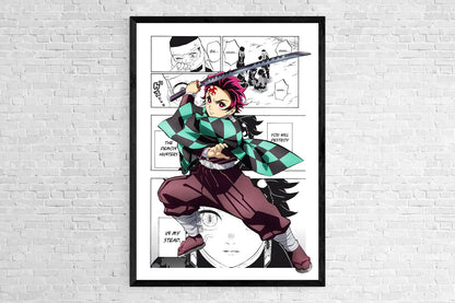 Demon Slayer Anime Canvas Poster for Home Decor - B / 30x40cm no frame - Posters