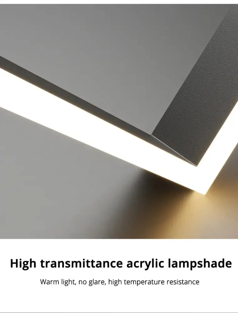 Modern minimalist decorbites™ dimmable nordic led ceiling chandelier with acrylic lampshade emitting warm light