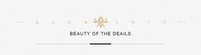 Gold-colored octopus logo on white decorbites™ dog lover nordic canvas wall art with beauty of the deals text