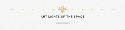 Gold-colored ornamental logo above the text art lights up the space on decorbites dog lover nordic canvas wall art