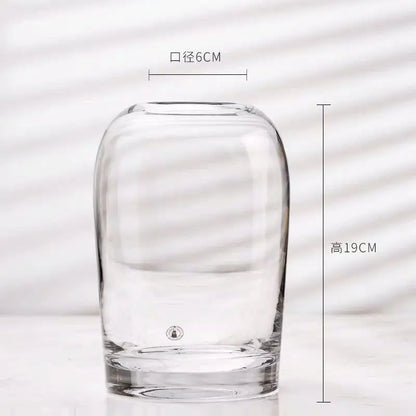 Elegant European INS Glass Flower Vase - Vase