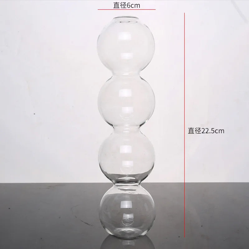 Elegant Glass Vase Home Decor Accent - Vase