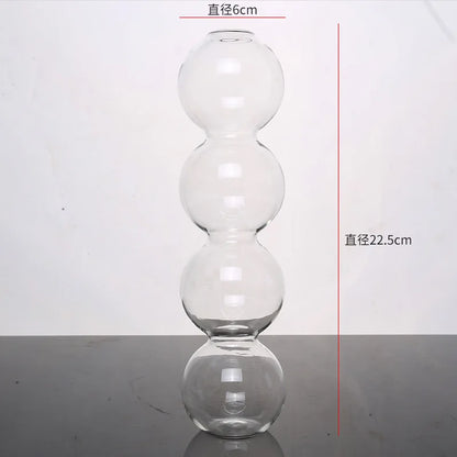 Elegant Glass Vase Home Decor Accent - Vase