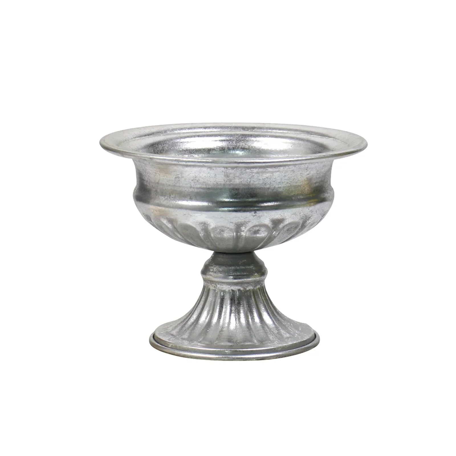 DecorBites™ Elegant Metal Flower Vase Candle Holders