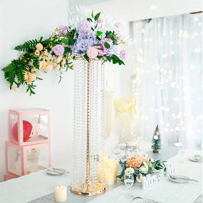 Elegant Metal Vases for Wedding Decor - Vase