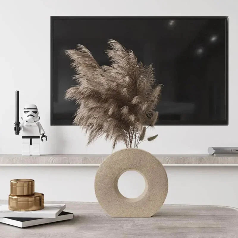 Elegant Nordic Matte Flower Vase Décor - Vase