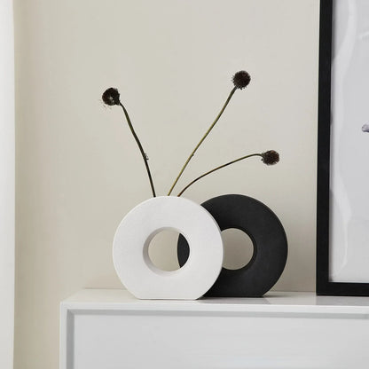 Elegant Nordic Matte Flower Vase Décor - Vase