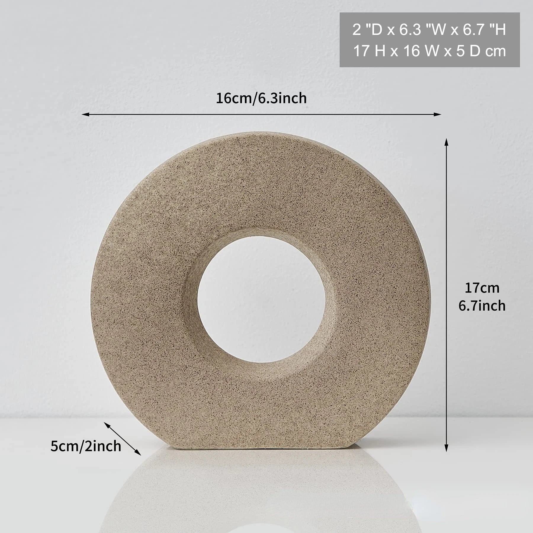 DecorBites™ Elegant Nordic Matte Flower Vase Décor