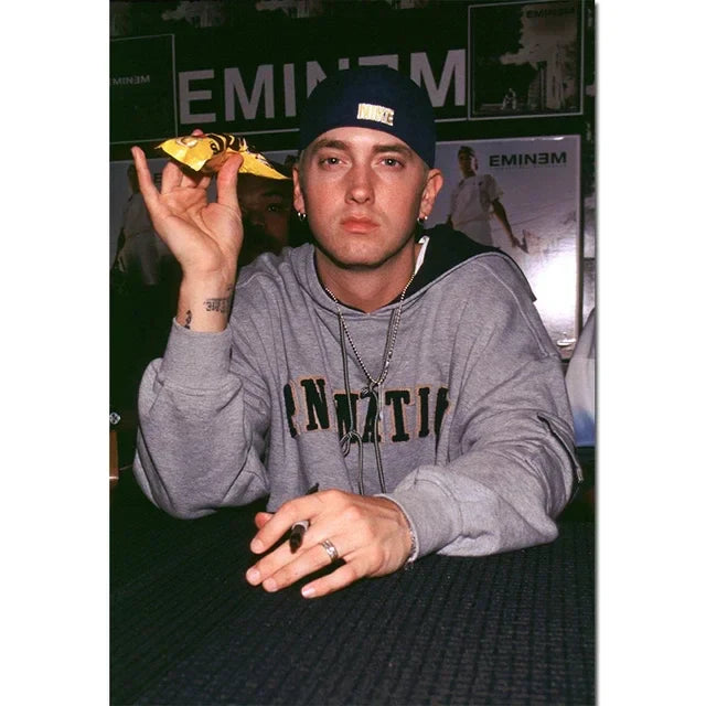 Eminem Canvas Wall Art for Home Decor - A / 50X70CMNoFrame - Posters