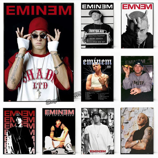Eminem Canvas Wall Art for Home Decor - Posters