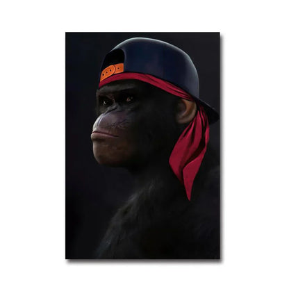 Fashionable Monkey Wall Art - Premium Home Decor - Style F / 20X30CM NO FRAME - Posters