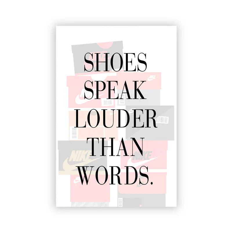 Fashionable Sneaker Box Canvas Wall Art - PC8200 / A3 30x42 cm No Frame - Posters