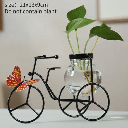 Flamingo Metal Vase for Home Decor - Vase