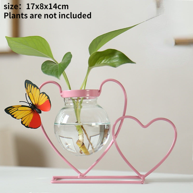 Flamingo Metal Vase for Home Decor - Vase
