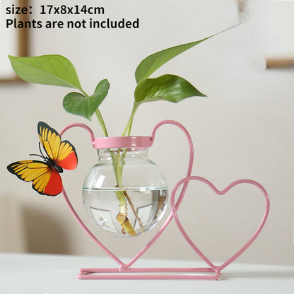 Flamingo Metal Vase for Home Decor - Vase