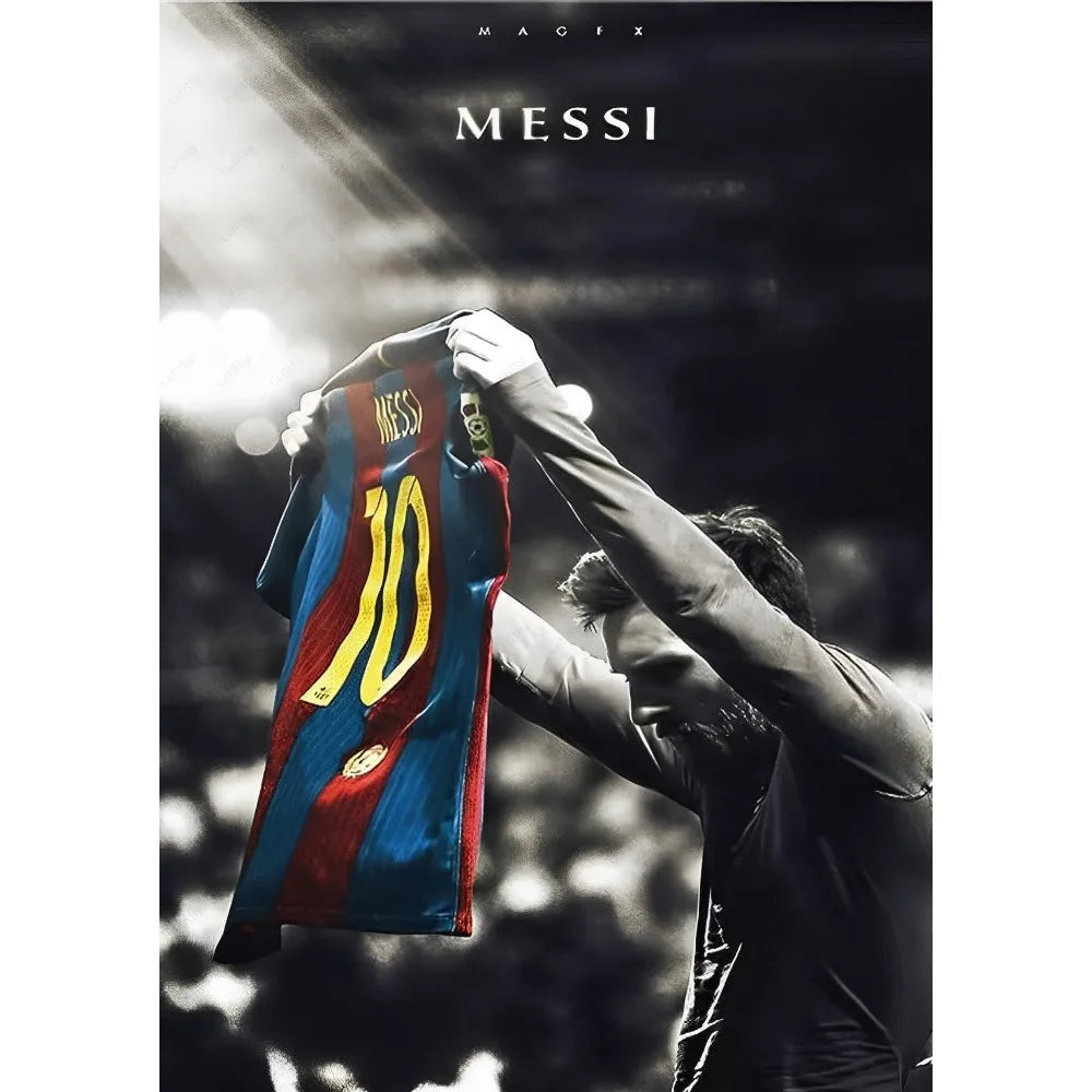 Football Star M-Messi Poster for Home Decor - z5 / 15X20cmNoframe - Posters