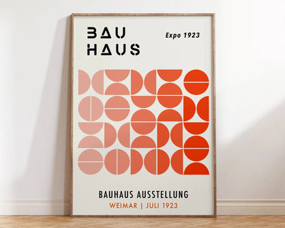 Geometric Bauhaus Canvas Prints - Bright Home Decor - Posters