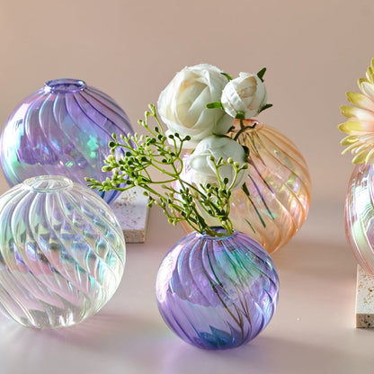 Glass Ball Vases Set for Home Decor - Vase