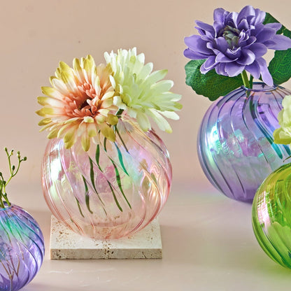 Glass Ball Vases Set for Home Decor - Vase