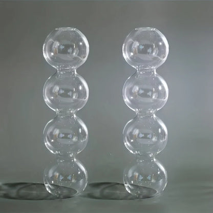 Glass Bubble Hydroponic Vase for Wedding and Home - M size 2pcs - Vase