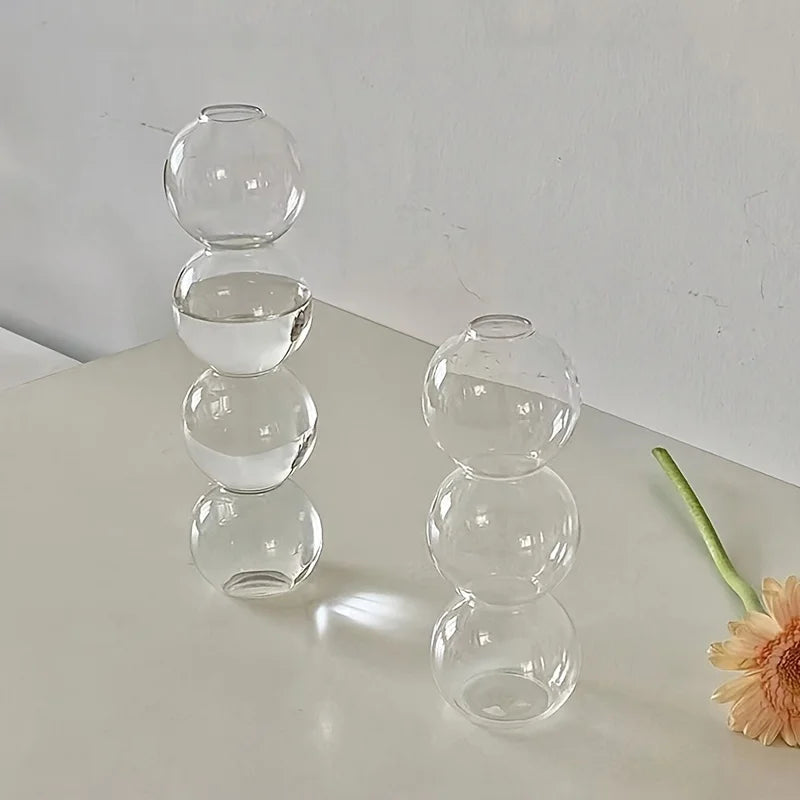 Glass Bubble Hydroponic Vase for Wedding and Home - Vase