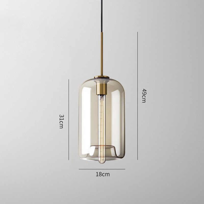 Glass Pendant Lights - Rhombus