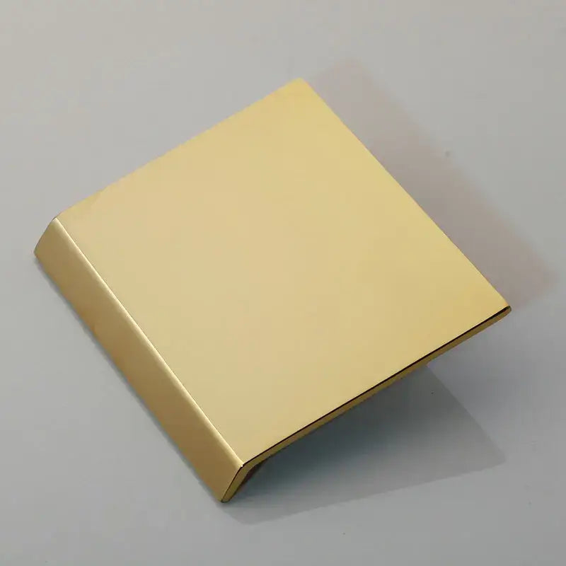 Decorbites golden plated square metal corner trim with smooth polished finish for ornate tray toilet paper holder