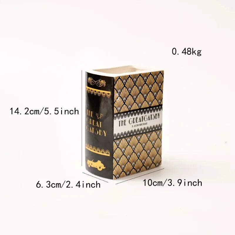 Hand-painted Flower Ceramic Vase - Home Decor - Vase