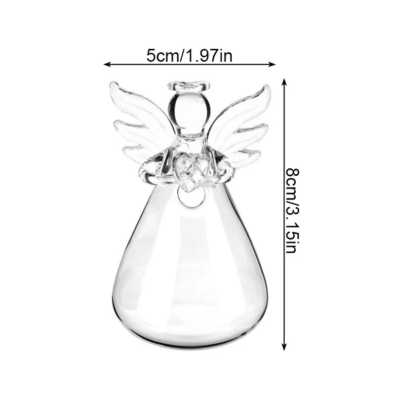 Handmade Angel Glass Vase - Home Decor - Vase